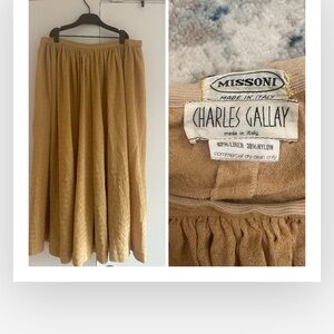 Missoni Women's Beige A-Line Skirt